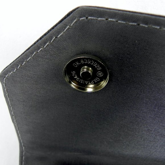 NWT Black Retro Fabric Handbag | Vintage Look Purse - Picture 5 of 10